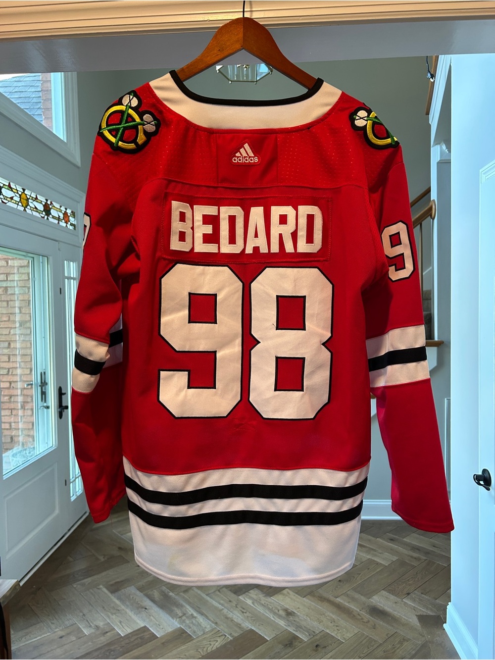 Adidas Blackhawks Hockey Jersey - Sz 52